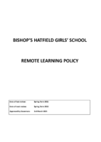 Remote Education Policy