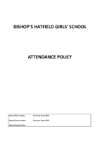 Attendance Policy 2021