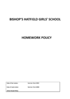 Homework Policy 2021