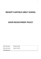 Safer Recruitment Policy 2021