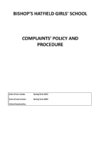 Complaints Policy 2022-25 updated