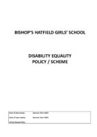 Disability Equality Policy 2022_25