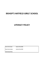 Literacy Policy 2022_23