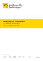 Information for candidates coursework assessments 2022-23