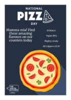 National Pizza Day – Thu 9th Feb 2023