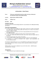 School Cleaner – Job Description & Advert 2023