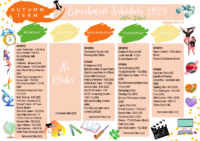 Enrichment Club Schedule – Autumn 2023 v 1.2