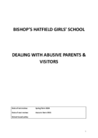 Abusive Parents (Dealing With) Policy 2024_25