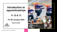 Introduction to Apprenticeships_ ASK Fri 26 Jan Assembly _Sixth Formers 2024