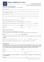 Single Gift and Standing Order Form with Gift Aid