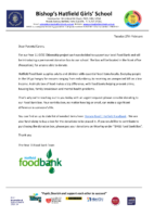 Food Bank Donations_Y11 Citizenship Project