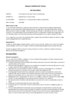 Business Manager Job Description April 2024