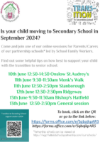Secondary School Transitions Sessions 2024