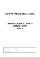 Children Known to a Social Worker (CKSW) Policy 2024_2025
