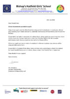 Pupil chromebooks letter to parents _ carers July 2024