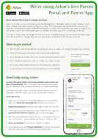 Arbor Parent Portal and Parent App