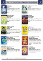 Year 6 to 7 Summer Reading List 2025