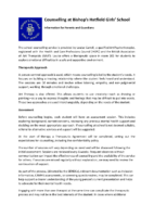 Counselling – Parents_Carers Counselling Information Sheet 2025_2028
