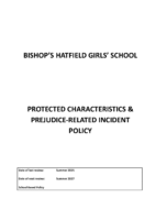 Protected Characteristics & Prejudice-Related Incident Policy 2025_2027