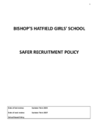 Safer Recruitment Policy 2025_2027