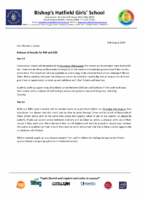 Release of Results Letter 2025